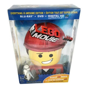 Lego Movie BluRay DVD Everything Awesome Box Set Bonus INC  Vitruvius Figure New